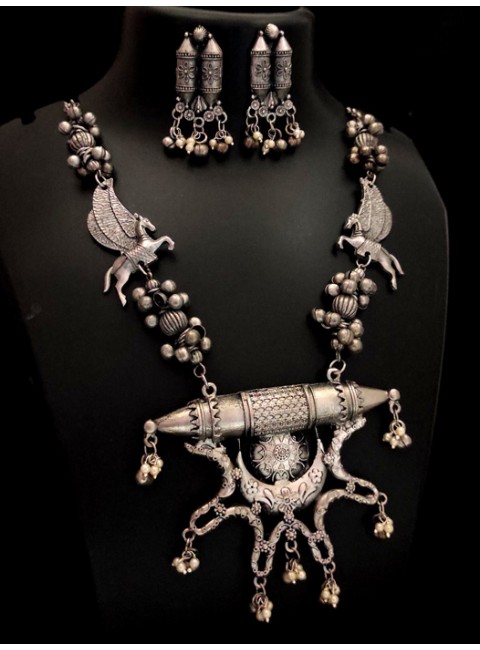 Oxidised Jewelry Set